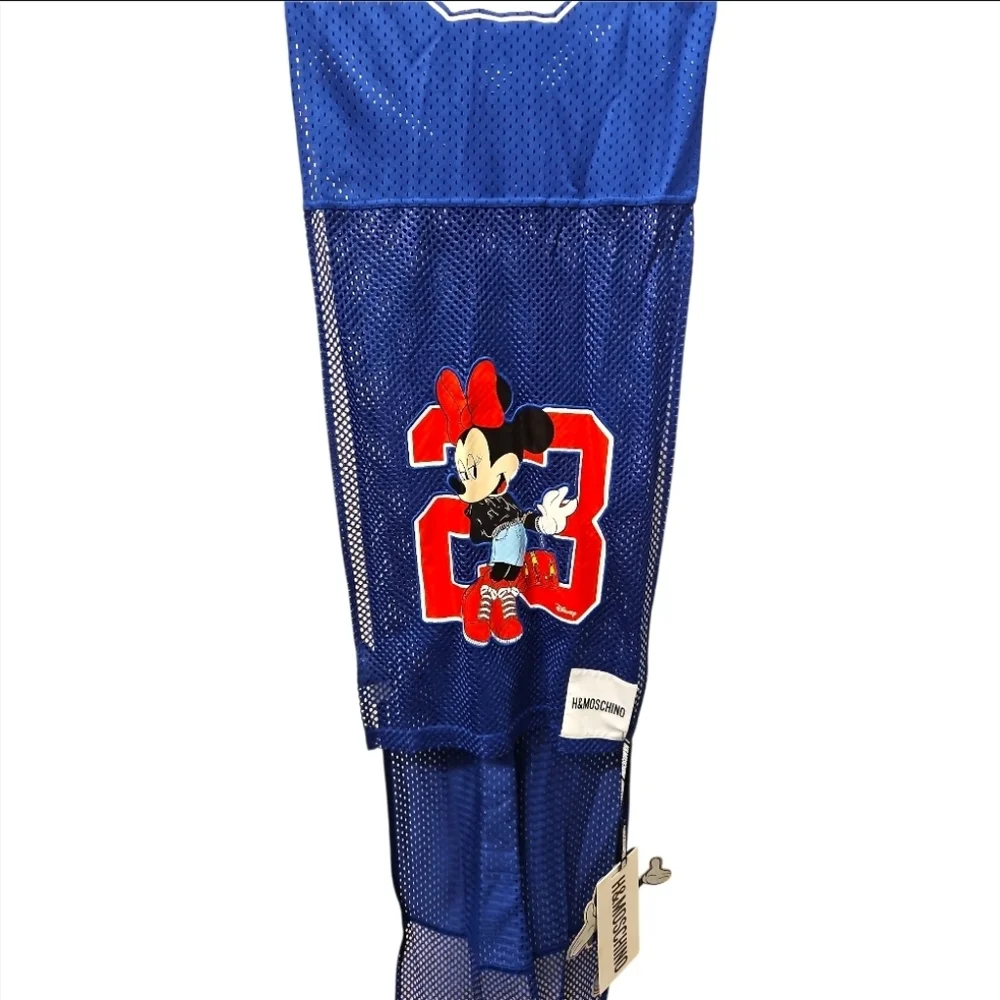 MOSCHINO x H&M | Blue Mesh Disney Mouse Scarf NWT